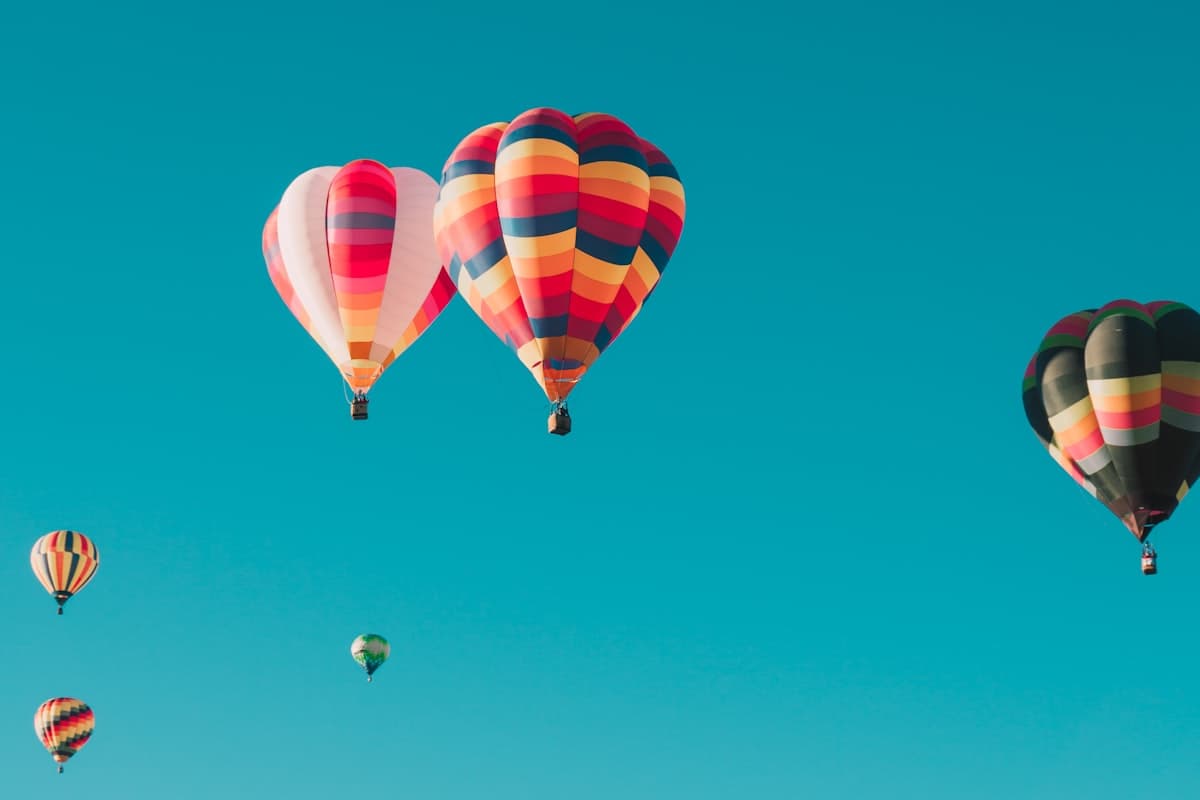 Hot Air Ballooning over the Canterbury Plains